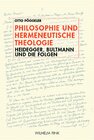 Buchcover Philosophie und hermeneutische Theologie