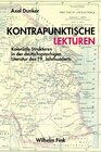 Buchcover Kontrapunktische Lektüren