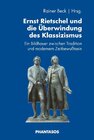 Buchcover Ernst Rietschel und die Überwindung des Klassizismus