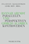 Buchcover Hannah Arendt und Giorgio Agamben
