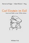 Buchcover Carl Einstein im Exil / Carl Einstein en exil