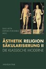 Buchcover Ästhetik, Religion, Säkularisierung II
