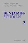 Buchcover Benjamin-Studien 2