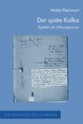 Buchcover Der späte Kafka