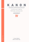Buchcover Kanon Kunstgeschichte 4. Einführung in Werke, Methoden und Epochen