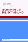 Buchcover Techniken der Subjektivierung