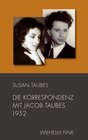 Buchcover Die Korrespondenz mit Jacob Taubes 1952