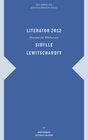 Buchcover Literator 2012: Sibylle Lewitscharoff