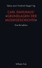 Buchcover Carl Dahlhaus' Grundlagen der Musikgeschichte