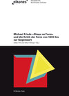 Buchcover Michael Frieds 'Shape as Form' und die Kritik der Form von 1800 bis zur Gegenwart