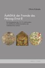 Buchcover ÄsthEthik der Fremde des <i>Herzog Ernst B</i>