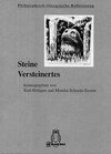 Buchcover Steine – Versteinertes