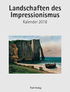 Buchcover Landschaften des Impressionismus 2018