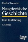 Buchcover Neugriechische Geschichte