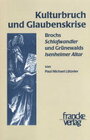 Buchcover Kulturbruch und Glaubenskrise