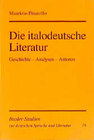 Buchcover Die italodeutsche Literatur