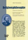 Buchcover Jakob Frohschammer, Religionsphilosophie