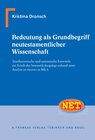 Buchcover Bedeutung als Grundbegriff neutestamentlicher Wissenschaft