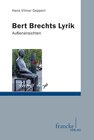 Buchcover Bert Brechts Lyrik