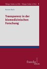 Buchcover Transparenz in der biomedizinischen Forschung