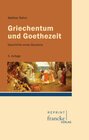 Buchcover Griechentum und Goethezeit