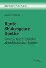 Buchcover Dante - Shakespeare - Goethe