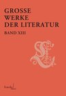 Buchcover Große Werke der Literatur XIII