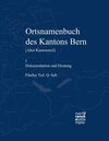 Buchcover Ortsnamenbuch des Kantons Bern. Teil 5 (Q-Sch)