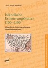Buchcover Isländische Erinnerungskultur 1100-1300