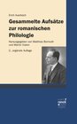 Buchcover Gesammelte Aufsätze zur romanischen Philologie