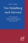 Buchcover Von Heidelberg nach Harvard