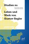 Buchcover Studien zu Leben und Werk von Gustav Regler