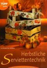 Buchcover Herbstliche Serviettentechnik