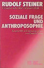 Buchcover Soziale Frage und Anthroposophie