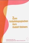 Buchcover Zum Heilpädagogischen Kurs Rudolf Steiners