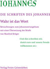 Buchcover Die Schriften des Johannes