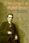 Buchcover Erinnerungen an Rudolf Steiner
