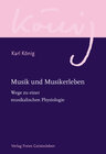 Buchcover Musik und Musikerleben