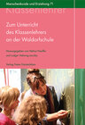 Buchcover Zum Unterricht des Klassenlehrers an der Waldorfschule