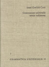 Buchcover Grammaticae universalis tenuia rudimenta