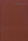 Buchcover Ludwig Feuerbach: Sämtliche Werke / Band 4: I. Darstellung, Entwicklung und Kritik der Leibniz'schen Philosophie. II. Zu