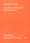 Buchcover Rousseaus Philosophie der Gesellschaft