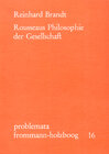 Buchcover Rousseaus Philosophie der Gesellschaft