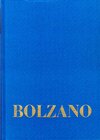Buchcover Bernard Bolzano Gesamtausgabe / Reihe I: Schriften. Band 8,1: Lehrbuch der Religionswissenschaft. Dritter Teil. §§ 1-109