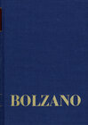 Buchcover Bernard Bolzano Gesamtausgabe / Reihe II: Nachlaß. A. Nachgelassene Schriften. Band 12,1: Vermischte philosophische und 