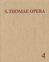 Buchcover Thomas von Aquin: Opera Omnia / Band 4: Commentaria in Aristotelem et alios