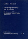 Buchcover Geschichtsschreibung und Revolution