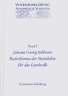 Buchcover Volksaufklärung - Ausgewählte Schriften / Band 5: Johann Georg Schlosser (1739–1799)