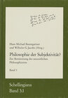 Buchcover Philosophie der Subjektivität?