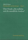 Buchcover Über Freuds »Die endliche und unendliche Analyse«